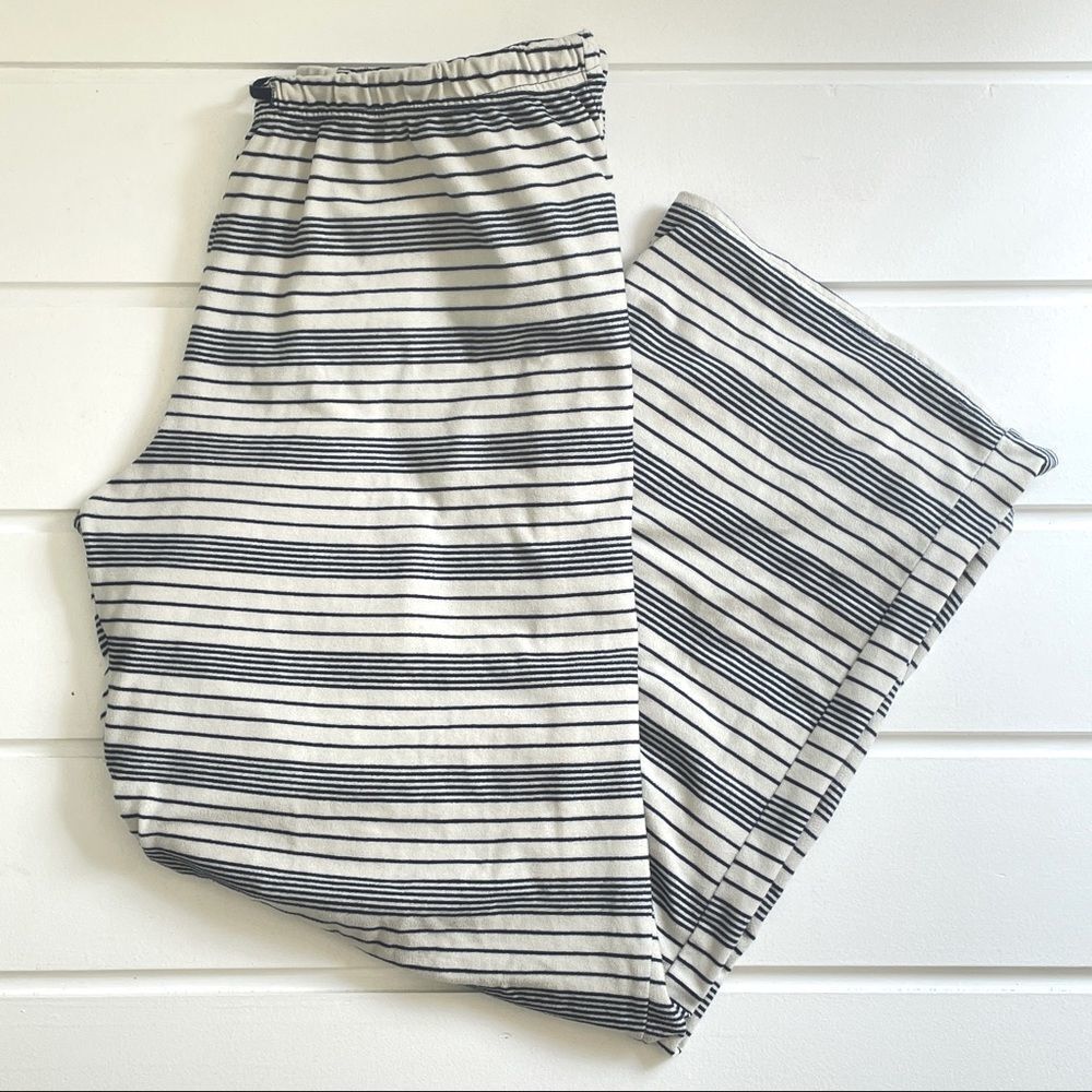 Nautica Women’s Striped Polyester Pajama Pant Bottoms Size Large